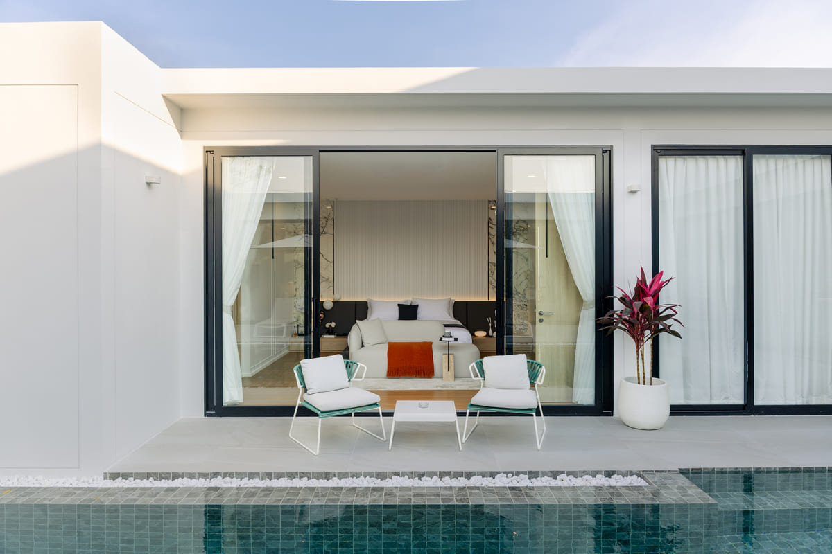 Master bedroom at Le Da Villas