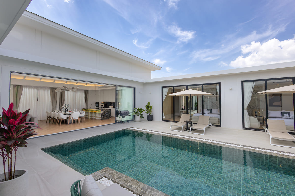 BBQ area at Le Da Villas
